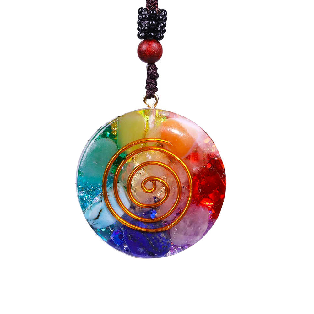 Orgone EMF Protection Necklace - Chakra Orgonite