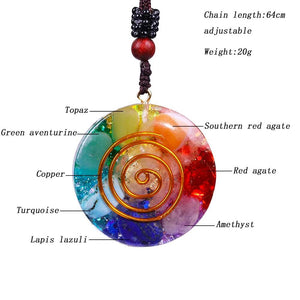 Orgone EMF Protection Necklace - Chakra Orgonite