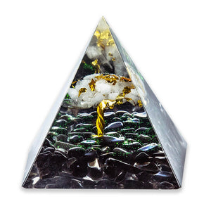 Obsidian-with-Clear-Quartz-Tree-of-Life-Orgonite-Pyramid