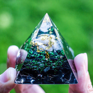 Obsidian-with-Clear-Quartz-Tree-of-Life-Orgonite-Pyramid