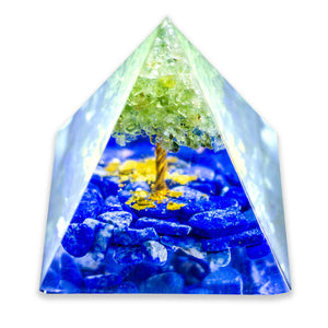 lapis-lazuli-peridot-with-tree-of-life-orgonite-pyramid