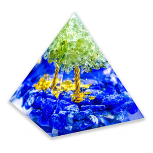 lapis-lazuli-peridot-with-tree-of-life-orgonite-pyramid